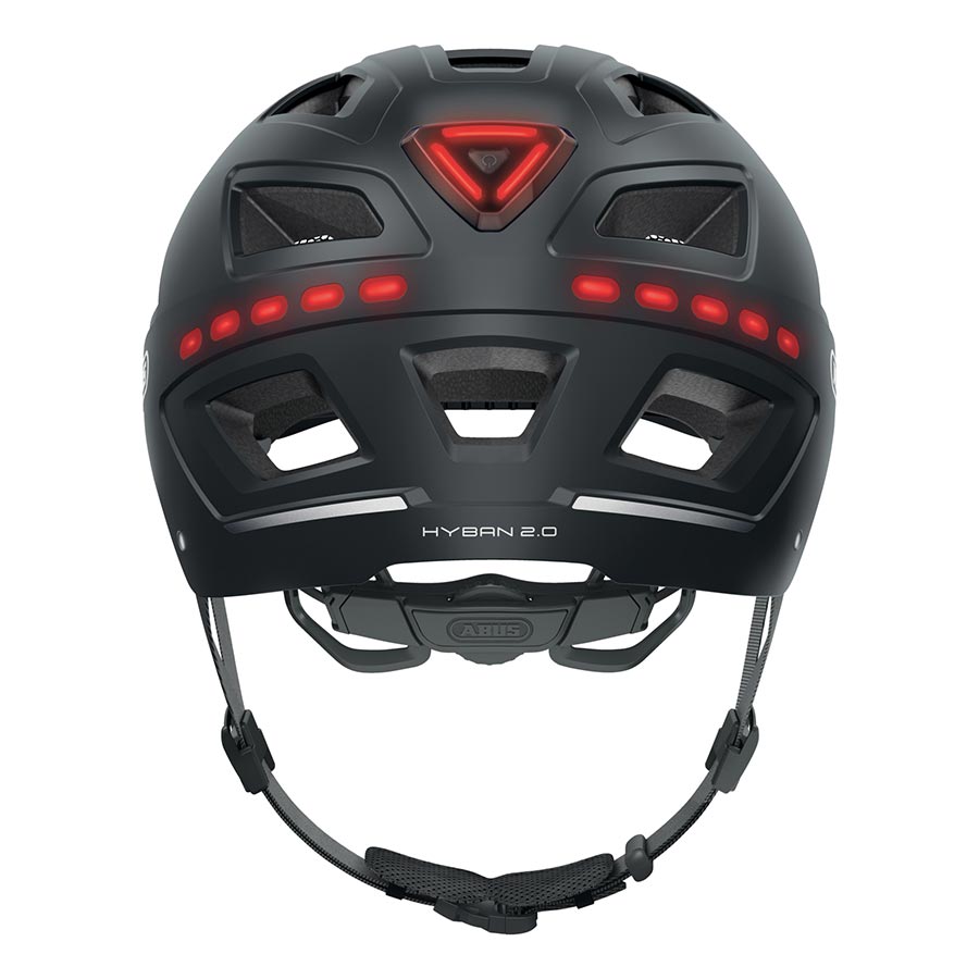 Abus Hyban 2.0 LED Helmet M 52 - 58cm Signal Black