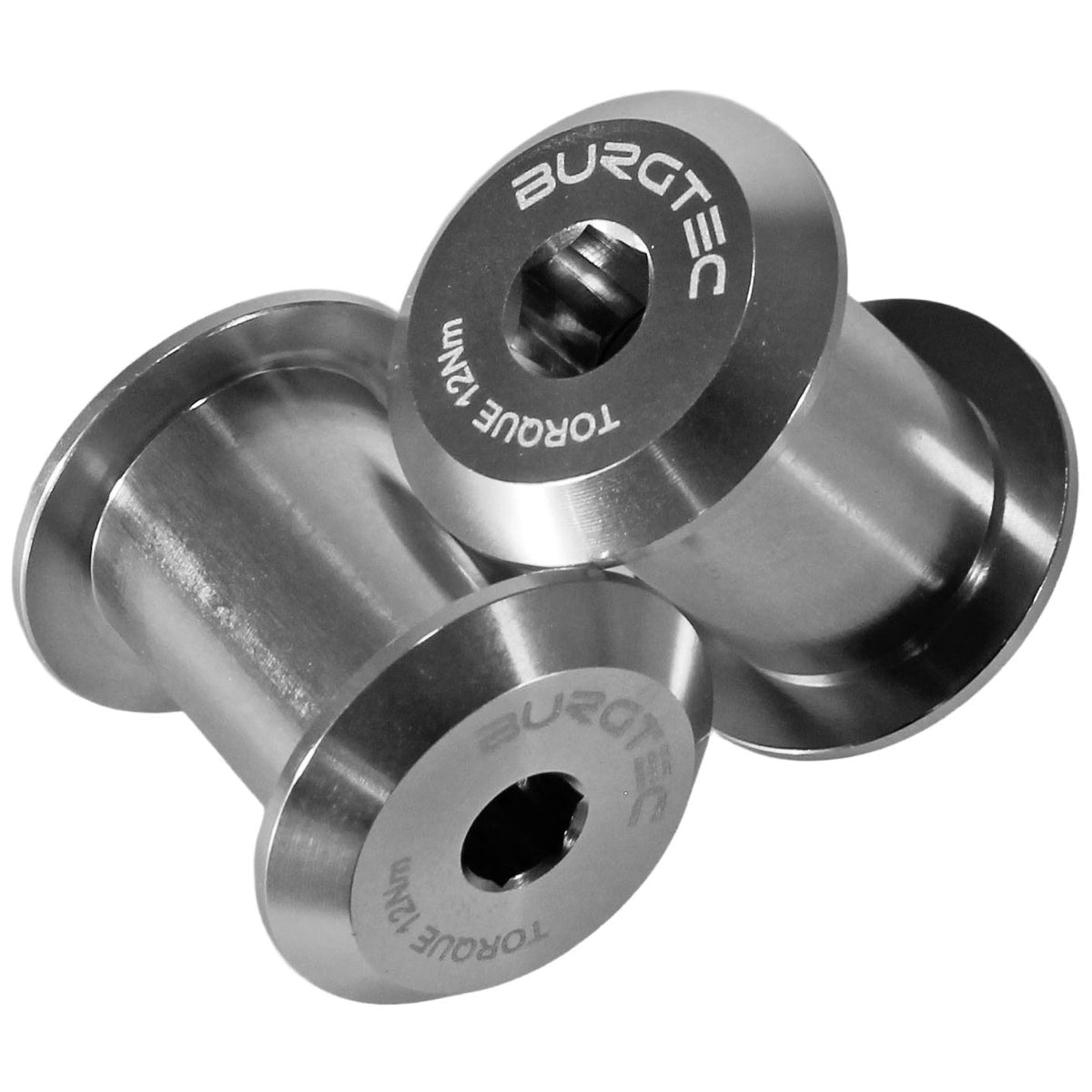 Burgtec Transition Seatstay Pivot Bolts Rhodium Silver