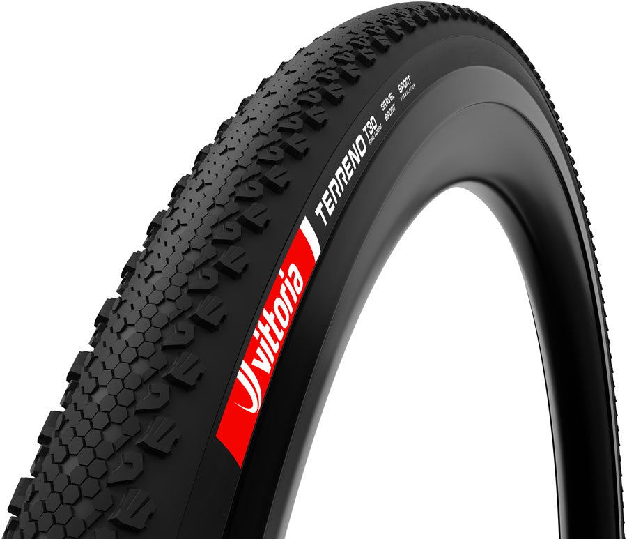 Vittoria Terreno T30 Fine Loose Tire - 700 x 37 Clincher Wire BLK Gravel Sport
