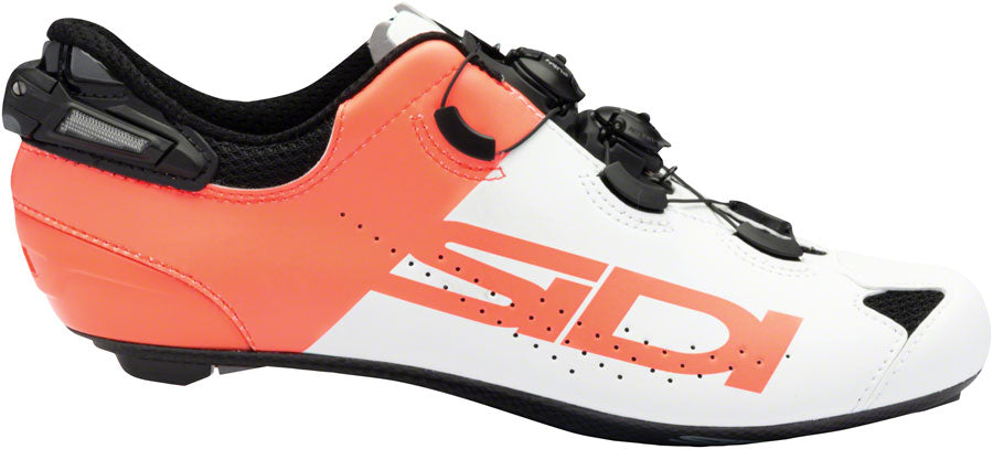 SIDI Shot 2S Pro Road Shoes - White/Coral 39