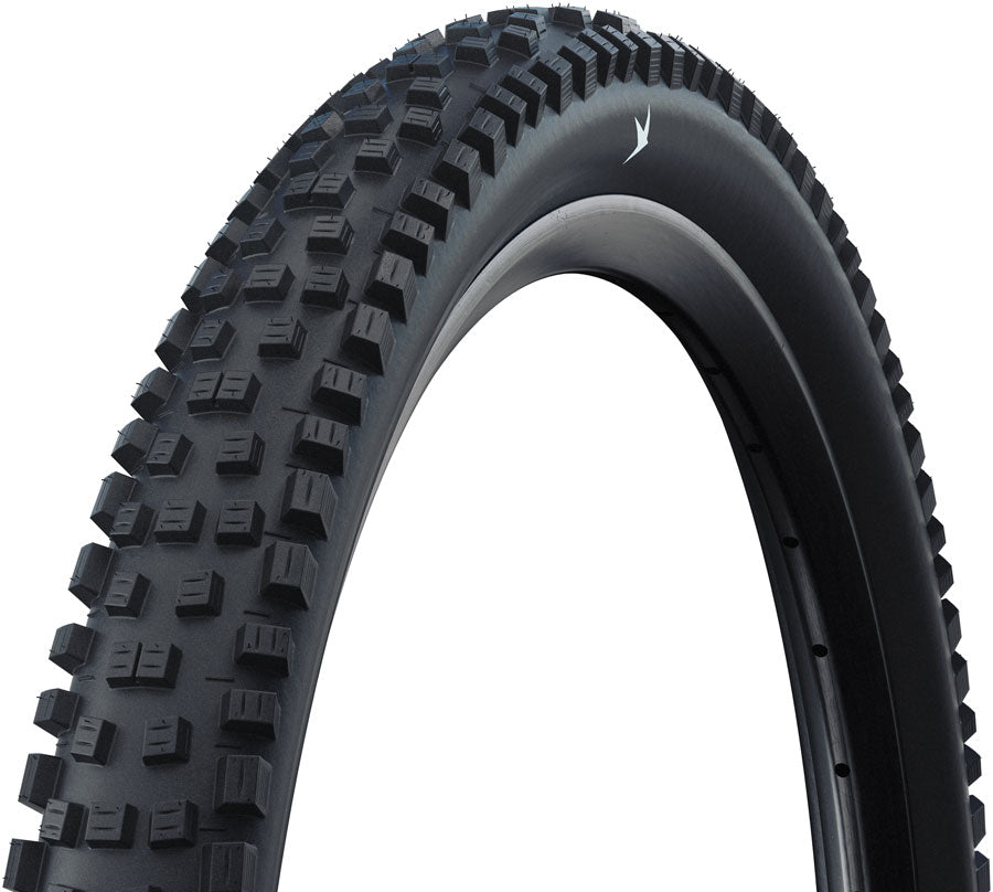 Schwalbe Nobby Nic Tire - 27.5 x 2.25 Clincher Wire BLK Standard Addix Green E-50