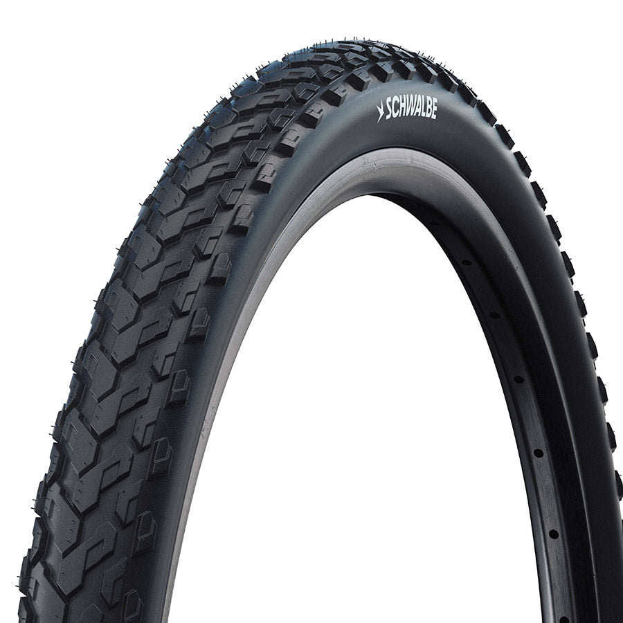Schwalbe Motion Land Cruiser Hybrid Tire 27.5x2.00 Wire Clincher Green Compound K-Guard Black