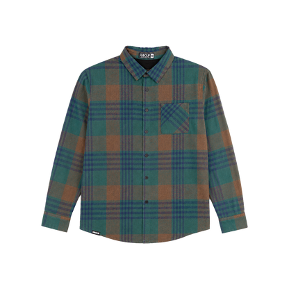 Flow Flannel - Green/Blue