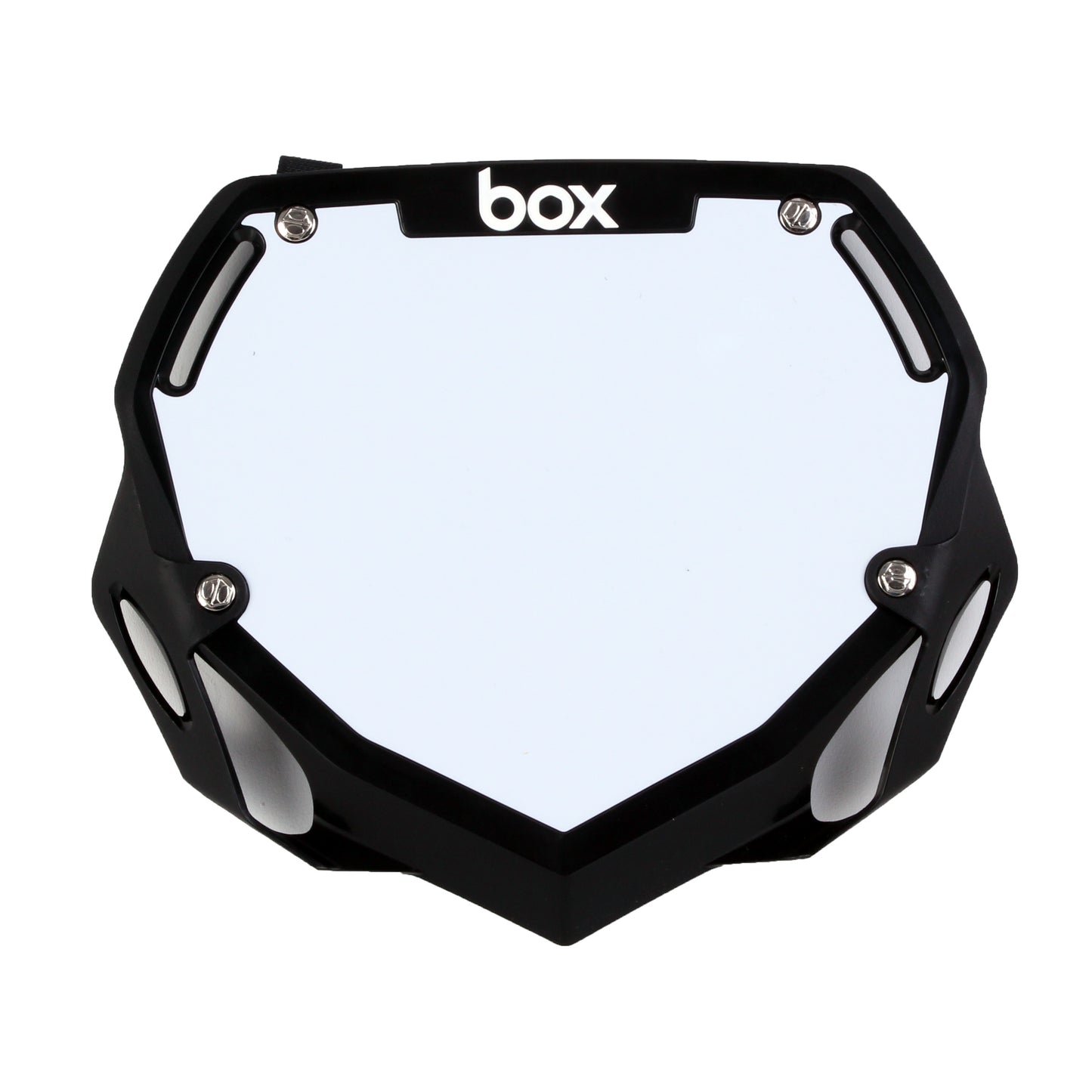 BOX Box Two Number Plate Black - Large