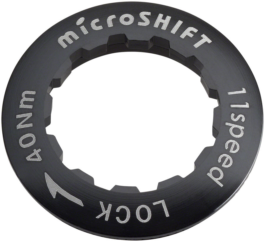 microSHIFT Cassette Lockring - Alloy Black