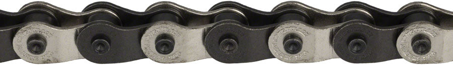 The Shadow Conspiracy Interlock V2 Chain - Single Speed 1/2" x 1/8" 98 Links Half Link Chain Silver/BLK