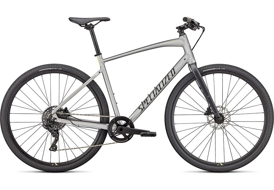 Specialized Sirrus X 3.0 Gloss Flake Silver / Ice Yellow / Satin Black Reflective Xs