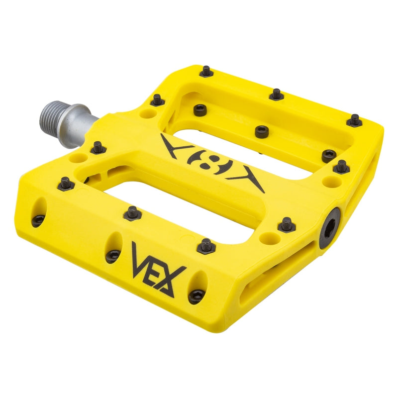 Origin8 Vex Platform 9/16` 1 Sealed and 1 Sleeve Yellow Composite 105x98x17mm