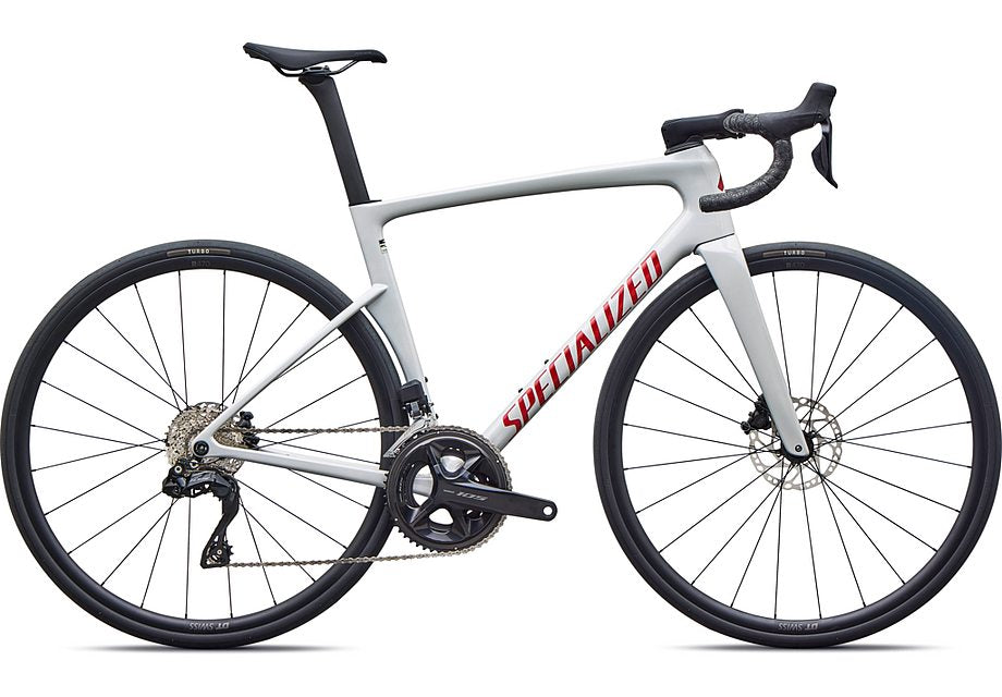 2027 Specialized Tarmac Sl9 Comp Di2 Bike Gloss Dolomite Metallic / Cayenne Metallic 44