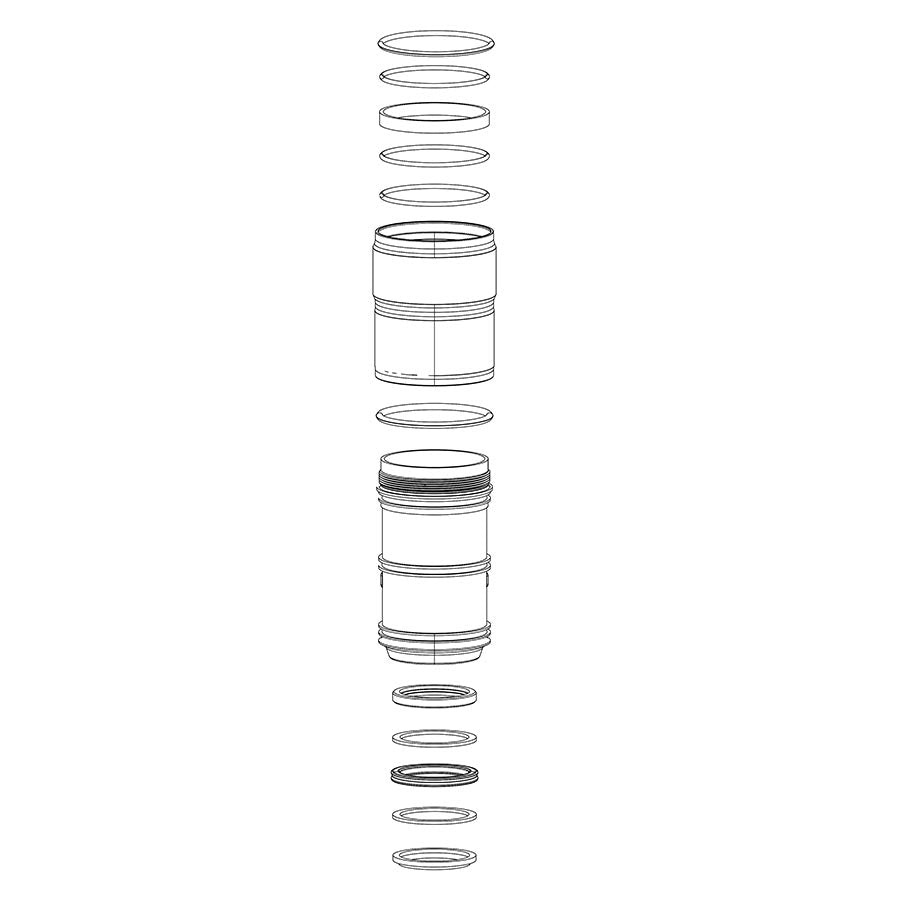 RockShox Debonair Air Can Upgrade 184x44 Kit