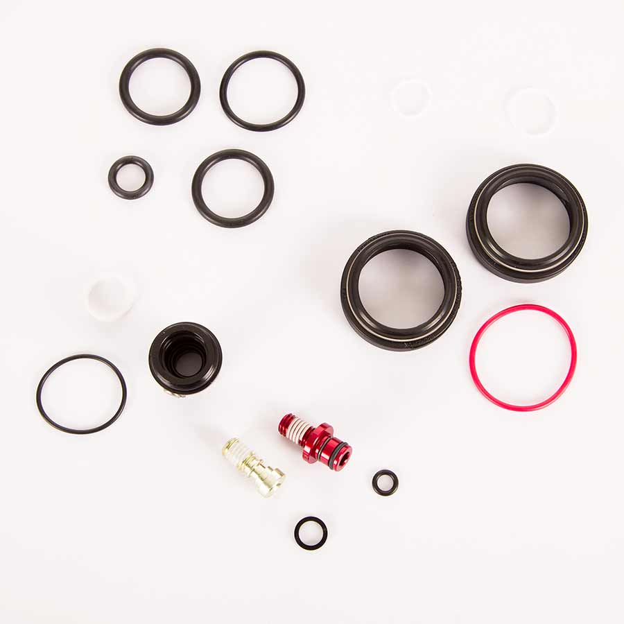 RockShox SERVICE 200 HOUR1 YEAR SERVICE KIT INCLUDES SEALHEAD SEALS Piston Seal Glide Rings Ifp Seals Remote Spares Super Deluxe Coilcoil Remote A1a2 20182020 Black 81661
