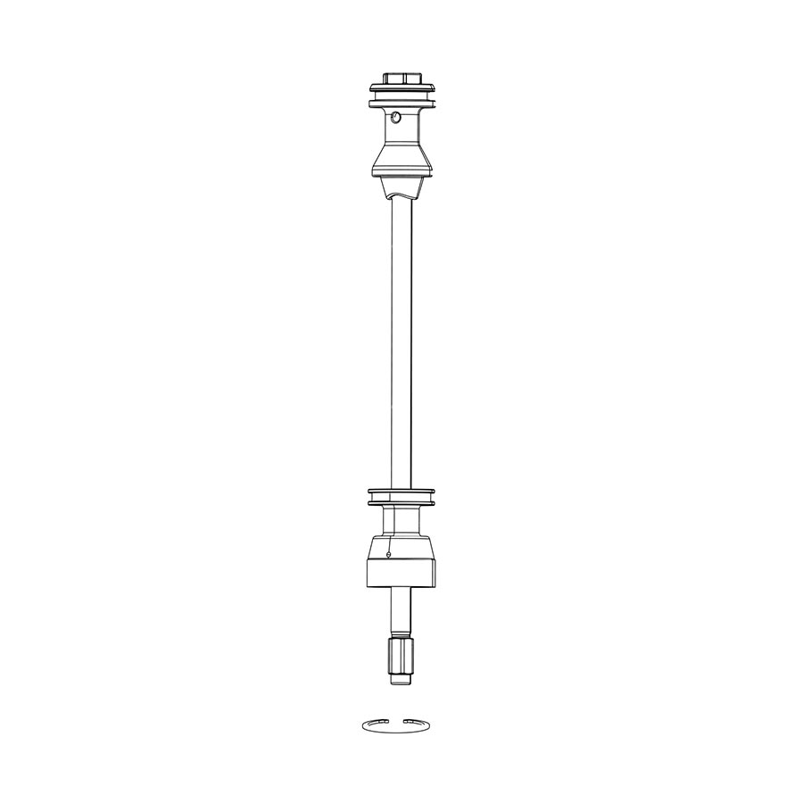 RockShox Fork Spring Debonair Shaft - 180mm 27/29 38mm - Domain B1+ 2022+