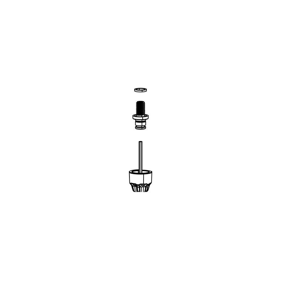 RockShox Rebound Adjuster Knob/Bolt Kit Yari