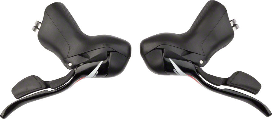 microSHIFT R10 Drop Bar Shift Lever Set - 2 x 10-Speed Shimano Compatible BLK