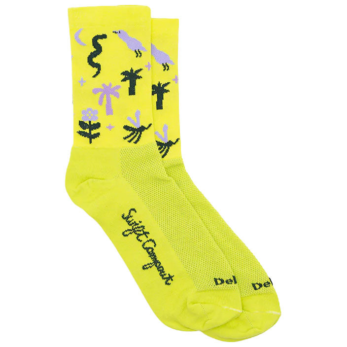 Swift Industries Campout Socks Small Yellow