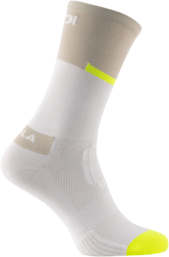SIDI Neo Socks - White/Sand 20cm Fits Sizes 47-50