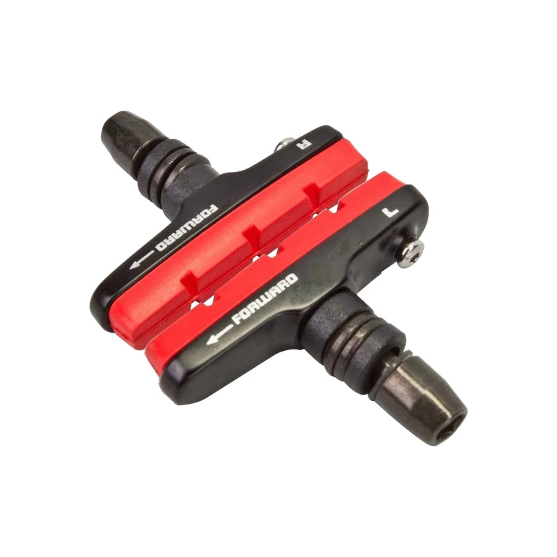 Clarks CP-453CV Threaded Post Cartridge Pad 1 Pair 55mm Standard Red Black Centered
