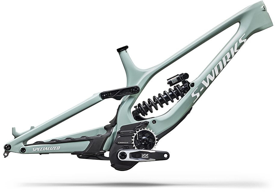Specialized Demo 11 S-Works Frm Frame Gloss Agave Grey / Metallic White Silver S3
