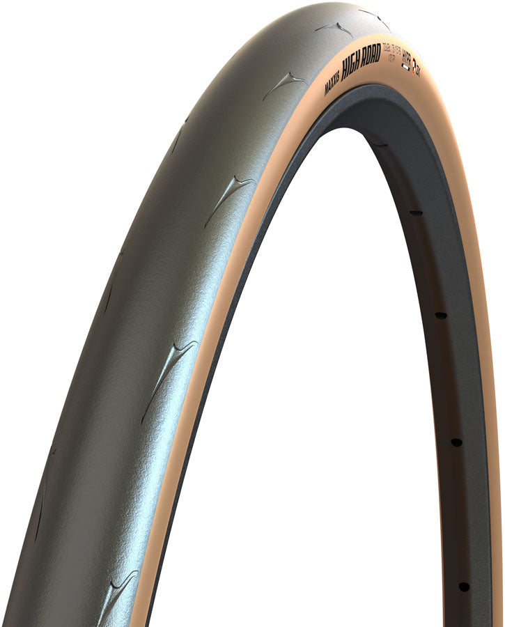 Maxxis High Road Tire - 700 x 28 Tubeless Folding Black/Tan HYPR K2