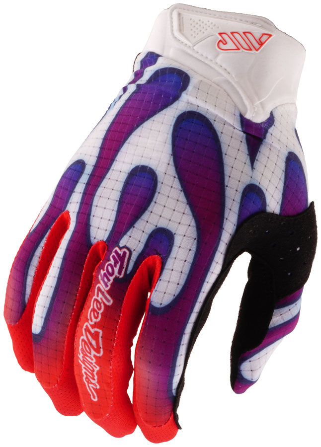 Troy Lee Designs Air Gloves – Overspray White / Violet X-Large
