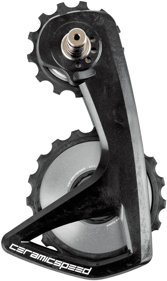 CeramicSpeed OSPW RS Alpha Pulley Wheel System Shimano Dura-Ace 9250/Ultegra 8150 - ALPHA Aluminum Pulley Carbon Cage Silver