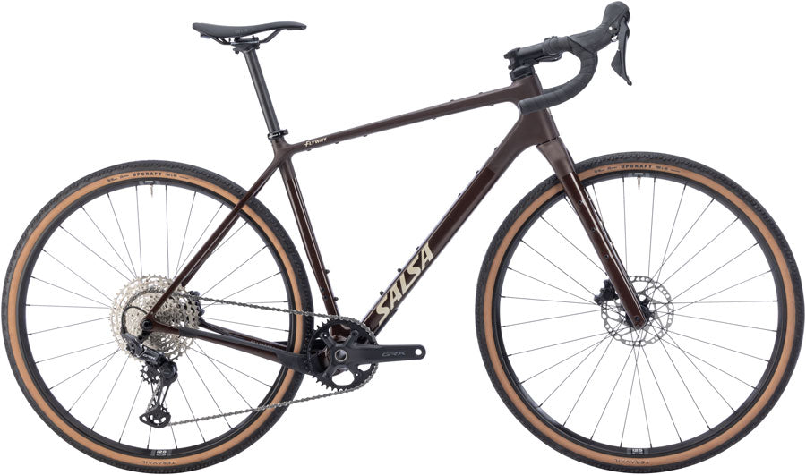 Salsa Flyway C GRX 610 12 Bike - 700c Carbon Dark Umber X-Small