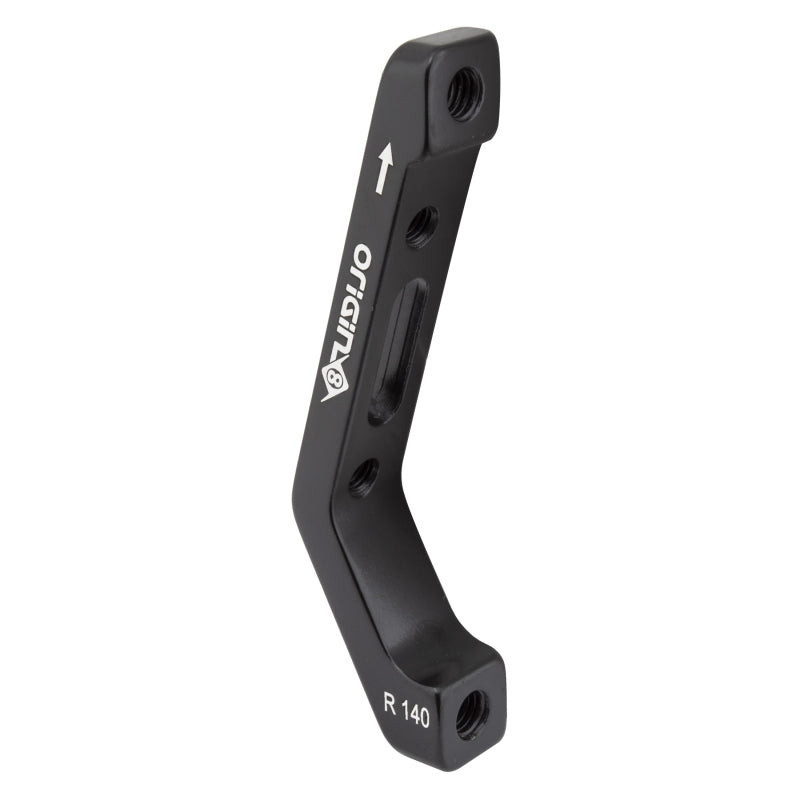Origin8 Vise Flat Mount to Post Mount Disc Adapter  140mm/160mm Flat Mount Post Mount Black 0mm