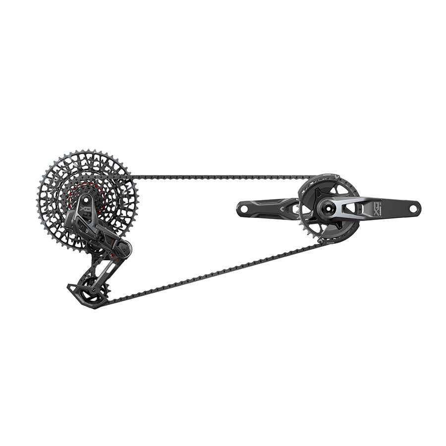 SRAM X0 T-Type Eagle V2 AXS Groupset 170mm Black