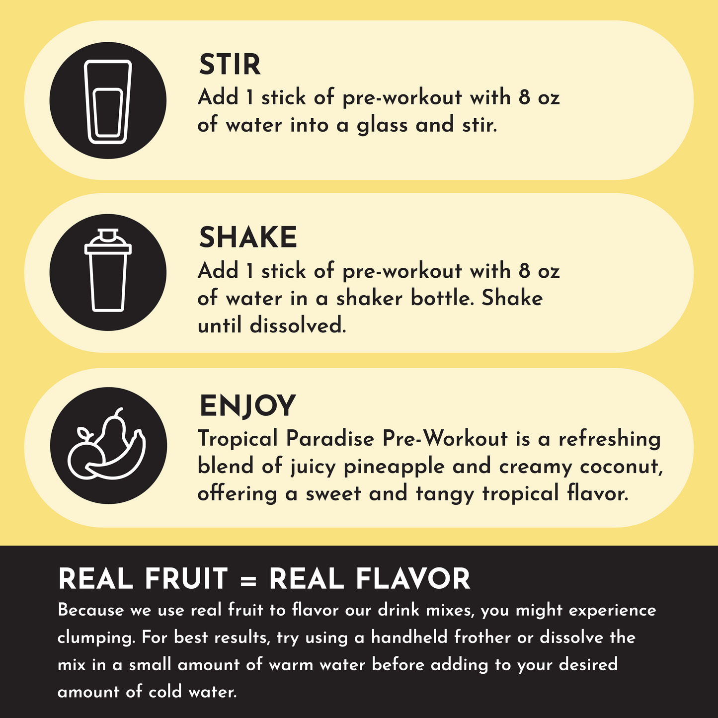 Tropical Paradise Pre-Workout Single Serving Packs (20)