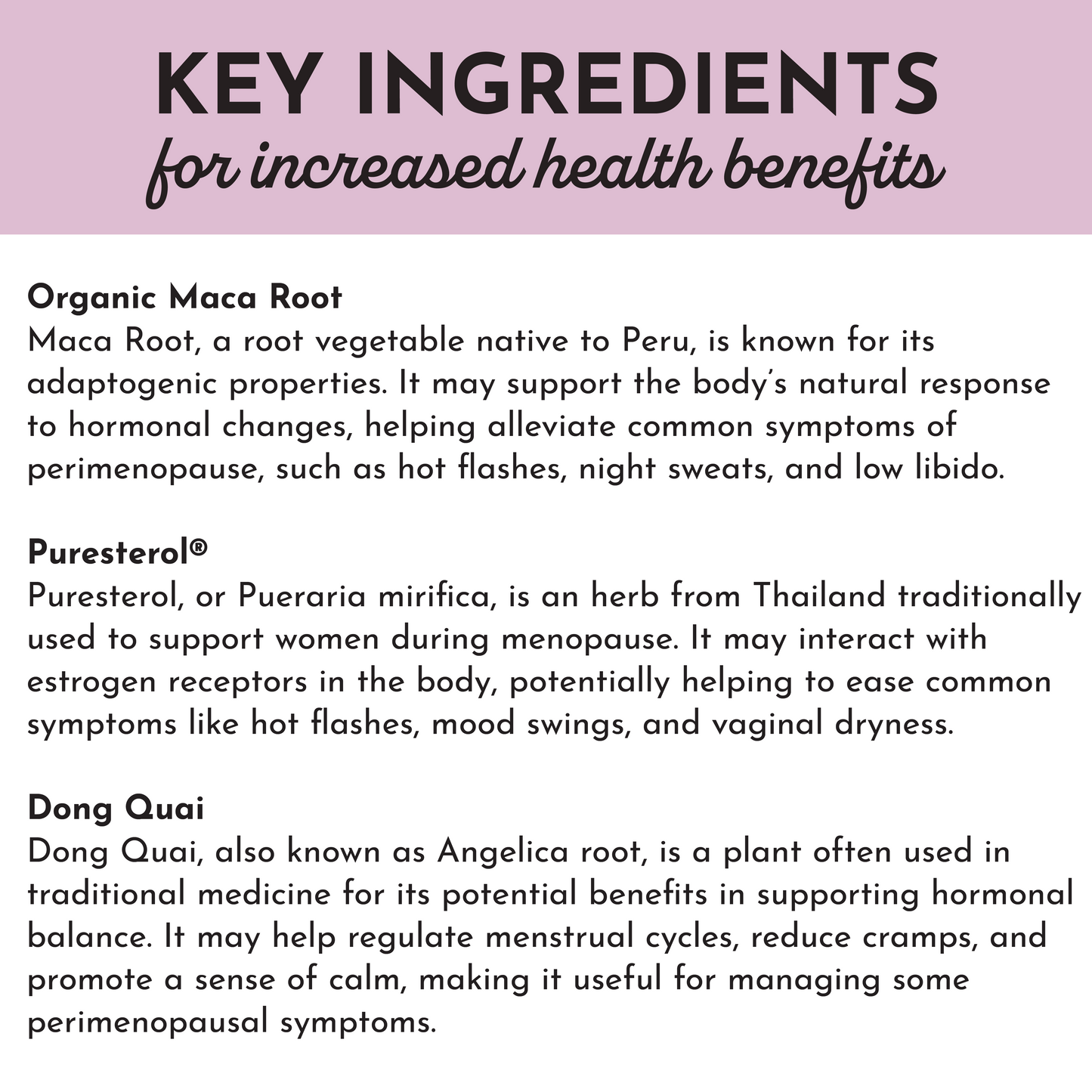 Perimenopause Support