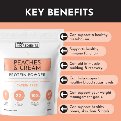 Peaches and Cream Protein Powder