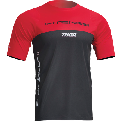 Men's INTENSE x THOR MTB Assist Censis Red/Black Short Sleeve Jersey
