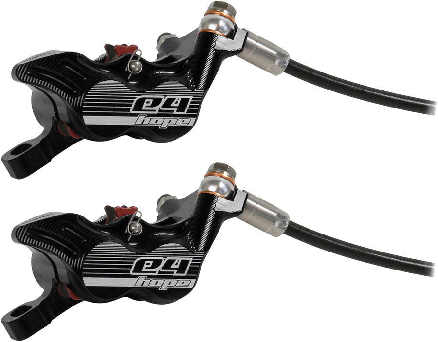 Hope Tech 3 E4 Duo Disc Brake Lever - Right Hand Front Rear Hydraulic Post Mount BLK