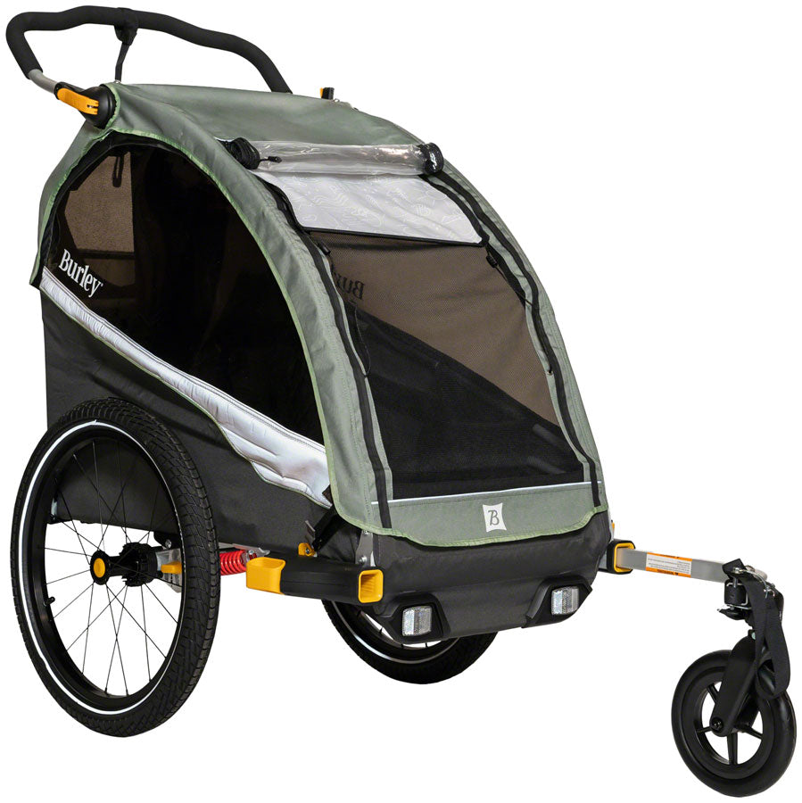 Burley D'Lite X Child Trailer - Single Sage Green
