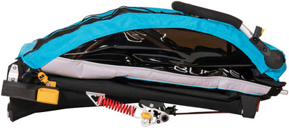 Burley DLite X Child Trailer - Double Aqua