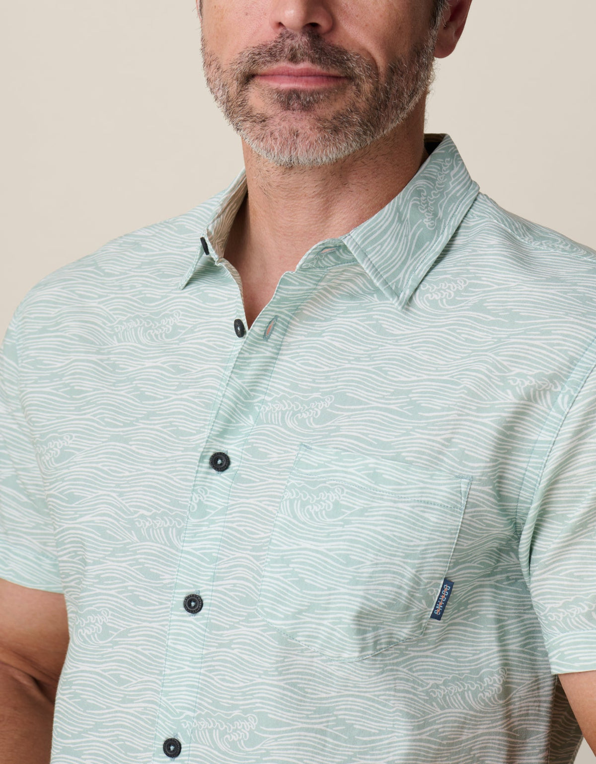 ROLL TIDES - FERN GREEN 7-SEAS™ BUTTON UP