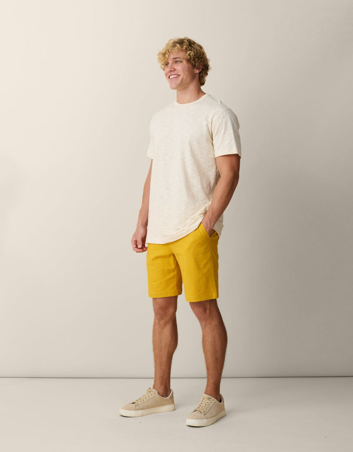 SOLID CREAMERY - SLUB PIMA TEE