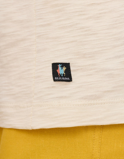 SOLID CREAMERY - SLUB PIMA TEE