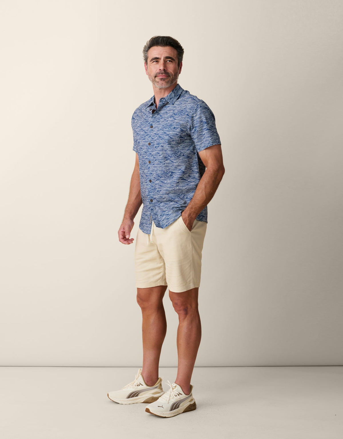 ROLL TIDES DEEP SEA - 7-SEAS™ BUTTON UP