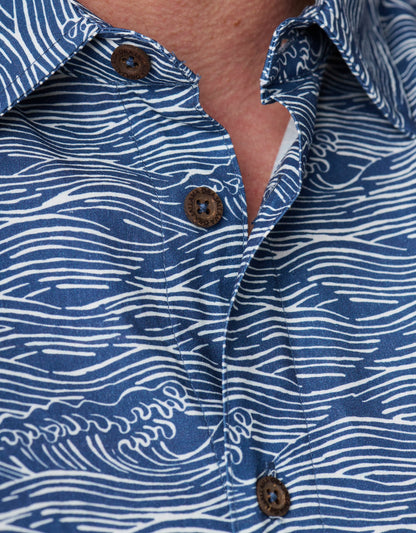 ROLL TIDES DEEP SEA - 7-SEAS™ BUTTON UP