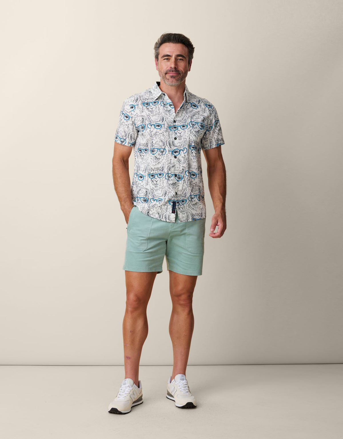 LLAMA M.D. - 7-SEAS™ BUTTON UP