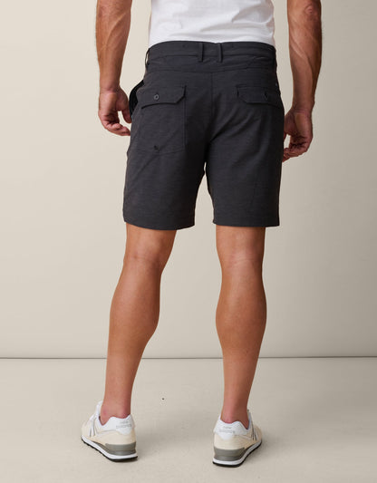 MAGELLAN EXPLORER SHORTS - BLACK HEATHER
