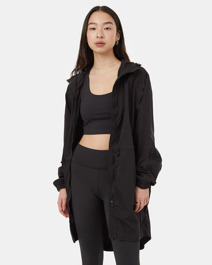 Recycled Nylon Long Jacket