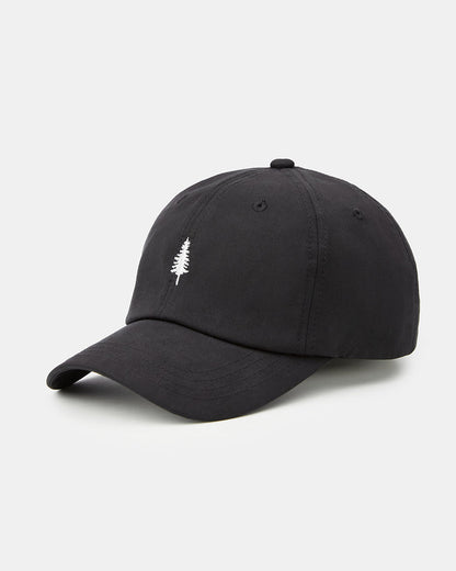 Tree Embroidery Tencel Peak Hat