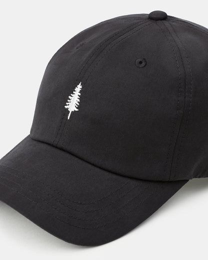 Tree Embroidery Tencel Peak Hat