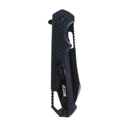 MUCITUP Ceros Blackout Edition – D2 DLC Rhino-Horn Blade | G10 Handle | Liner Lock EDC