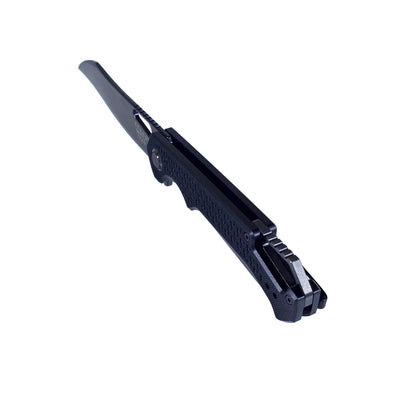 MUCITUP Ceros Blackout Edition – D2 DLC Rhino-Horn Blade | G10 Handle | Liner Lock EDC