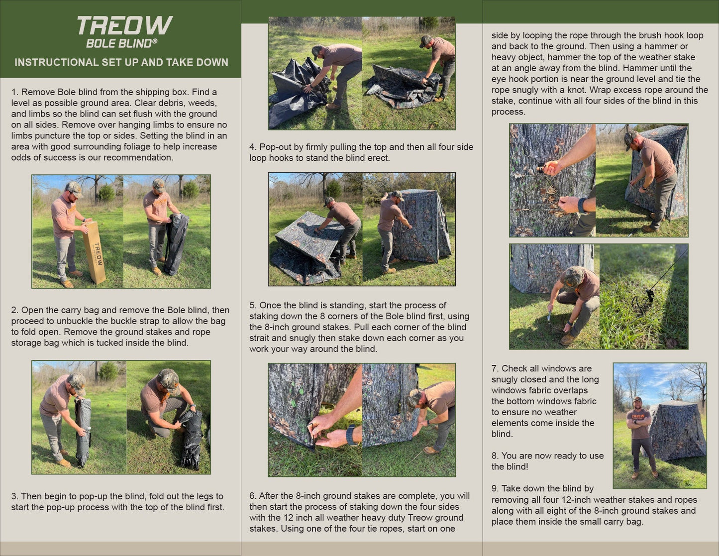 Bole Blind by Treow Outdoors