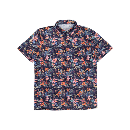 FlexGRID Button Up - Midnight in Maui