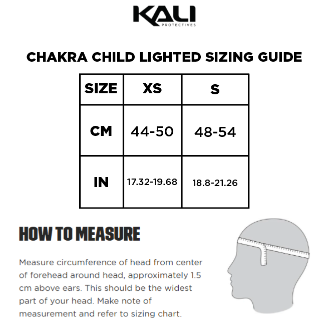 Kali Protectives Chakra Child Lighted Half-Shell Helmet